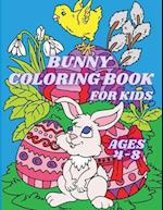 Bunny Coloring Book for Kids Ages 4-8