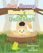 Owl, Bunny, Skunk Tail, Duck Feet 