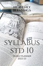 SYLLABUS STD 10 