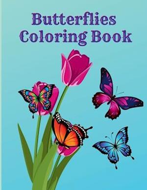 Butterflies Coloring Book