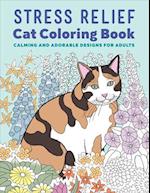 Stress Relief Cat Coloring Book