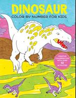 Dinosaur Color by Number for Kids