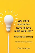 Are there alternative ways to have more with less?