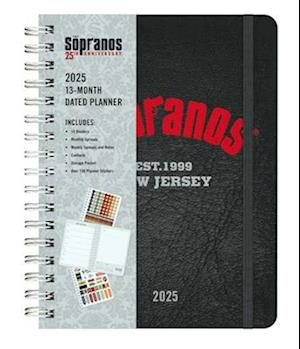 2025 The Sopranos 13-Month Weekly Planner