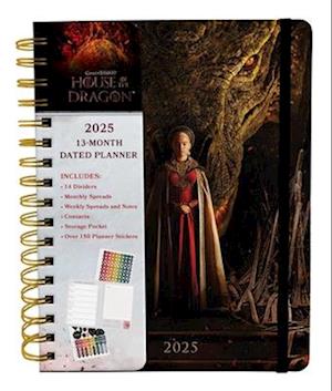 2025 House of the Dragon 13-Month Weekly Planner