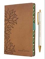 The White Lotus Journal and Pen Set