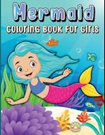 Mermaid Coloring Book for Girls