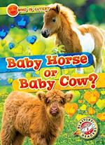 Baby Horse or Baby Cow?