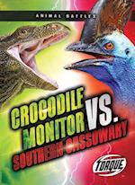 Crocodile Monitor vs. Southern Cassowary