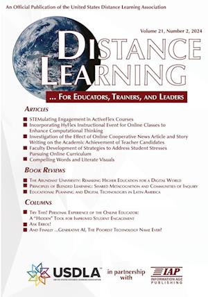 Distance Learning Volume 21 Number 2, 2024