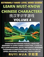 Chinese Character Search Brain Games (Volume 4)