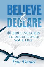 Believe & Declare: 40 Bible Nuggets to Decree Over Your Life 