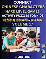 Hard Level Chinese Character Puzzles for Kids (Volume 17)