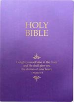 Kjver Holy Bible, Delight Yourself in the Lord Life Verse Edition, Large Print, Royal Purple Ultrasoft