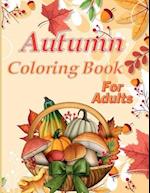 Autumn Coloring Book For Adults