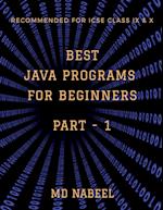 BEST JAVA PROGRAMS FOR BEGINNERS 