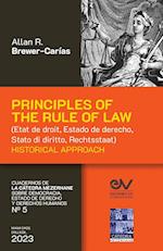 PRINCIPLES OF THE RULE OF LAW (État de droit, Estado de derecho, Stato di diritto, Rechtsstaat). Historical Approach 