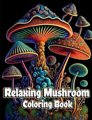 Relaxing Mushroom Coloring Book