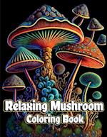 Relaxing Mushroom Coloring Book