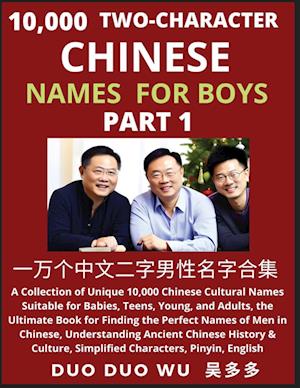 Learn Mandarin Chinese with Two-Character Chinese Names for Boys (Part 1)