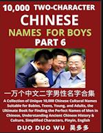 Learn Mandarin Chinese with Two-Character Chinese Names for Boys (Part 6)