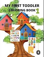 My first toddler coloring book