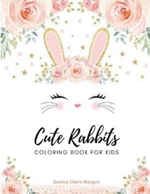 Cute rabbits coloring book for kids