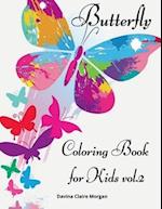 Butterfly Coloring Book for Kids vol.2