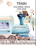 Train Coloring Book for Kids