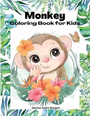 Monkey Coloring Book for kids