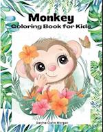 Monkey Coloring Book for kids