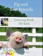 Animal Best Friends Coloring Book for Kids