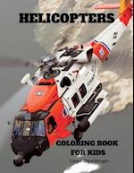 Helicopters Coloring Book for Kids