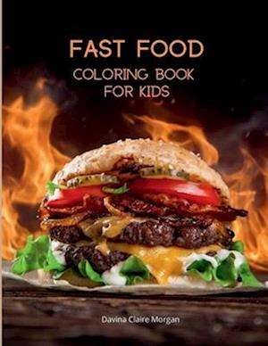 Fast Food Coloring Book for Kids