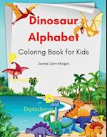 Dinosaur Alphabet Coloring Book for Kids