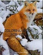 Fox Coloring Book for Kids