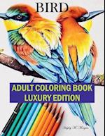 Bird Adult Coloring Book Luxury Edition