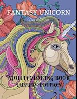 Fantasy Unicorn Adult Coloring Book Luxury Edition