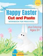 Happy Easter Cut and Paste Workbook for Preschool and Toddlers