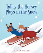 Talley the Horsey Plays in the Snow
