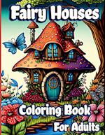 Fairy Houses Coloring Book for Adults 