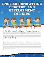 English Handwiting Practice and Development Book for Kids 