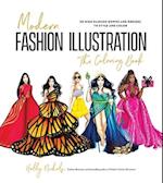 Modern Fashion Illustration--The Coloring Book