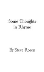 Some Thoughts in Rhyme