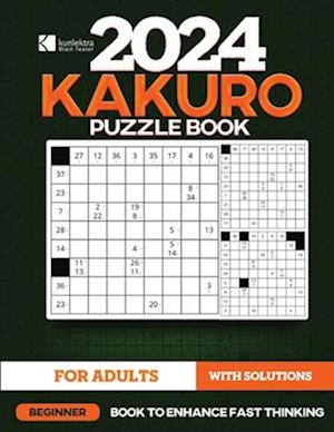 Kunlektra Brain Teaser 9 x 9 Kakuro Puzzle Book for Adults