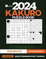 Kunlektra Brain Teaser 9 x 9 Kakuro Puzzle Book for Adults