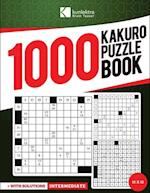 Kunlektra Brain Teaser 1000+ 11 x 11 Kakuro Puzzle Book for Adults