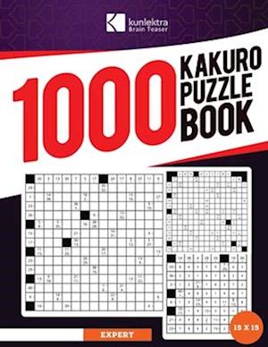 Kunlektra Brain Teaser 1000+ 15 x 15 Kakuro Puzzle Book for Adults