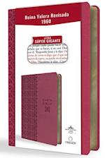 Biblia Reina Valera Revisada 1960 Letra Súper Gigante, Símil Piel Fucsia Rosada / Spanish Bible Rvr 1960 Super Giant Print, Fuchsia Pink Leathersoft