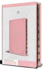 Biblia Rvr 1960 Letra Grande Tamaño Manual, Piel Rosada Con Índice / Spanish Bible Rvr 1960 Handy Size Large Print Leathersoft Pink with Index